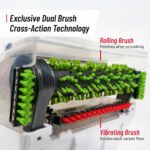 TruDeep Cleaner Carpet cleaner: Exclusive Dual Brush Cross-Action Technology. Rolling Brush Polishes after scrubbing. Vibrating Brush Scrubs each carpet fiber.