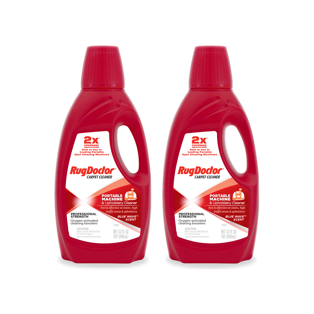 Portable Machine & Upholstery Cleaner 2-Pack Cleaning Solutions